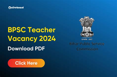 BPSC 2024: TRE Exam Cancelled, Teacher Vacancy (Apr 25.